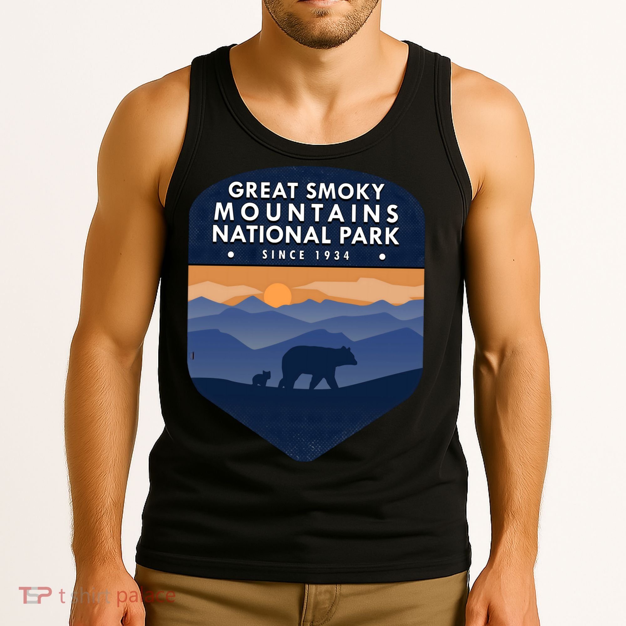 Great Smoky Mountains National Park TN Bear Tank Top