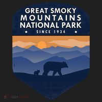 Great Smoky Mountains National Park TN Bear Golf Towel thumb 3