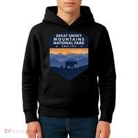 Great Smoky Mountains National Park TN Bear Kids Hoodie thumb 4