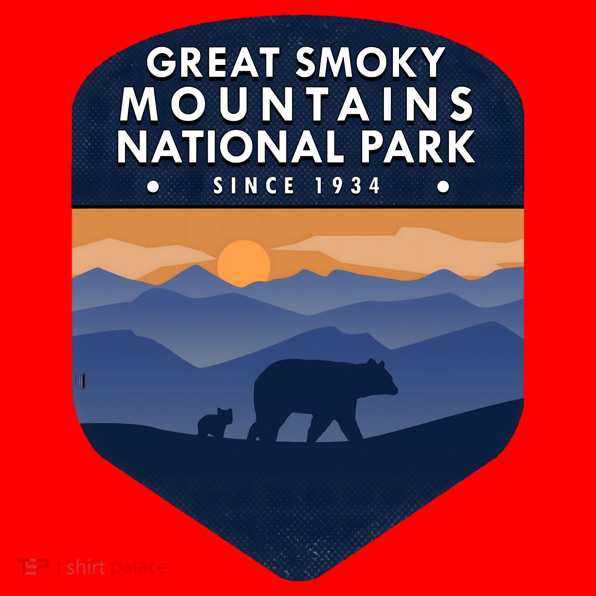 Great Smoky Mountains National Park TN Bear Santa Hat