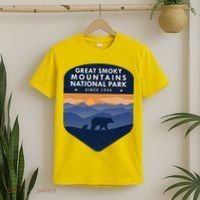 Great Smoky Mountains National Park TN Bear T-Shirt thumb 2