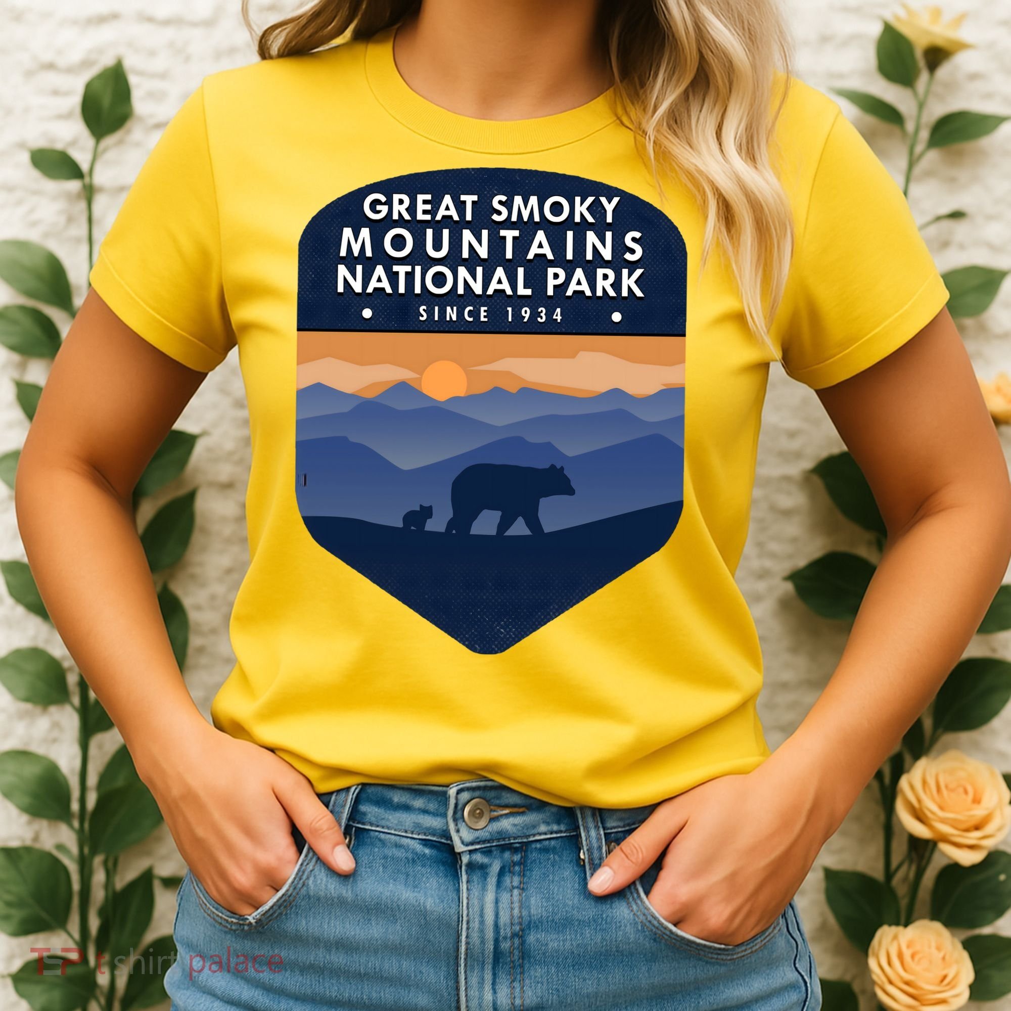 Great Smoky Mountains National Park TN Bear Women's T-Shirt