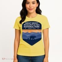 Great Smoky Mountains National Park TN Bear Women's T-Shirt thumb 4