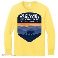 Great Smoky Mountains National Park TN Bear Kids Long Sleeve Shirt thumb 0