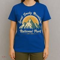 Great Smoky Mountains National Park Vintage Cute Gift T-Shirt thumb 4