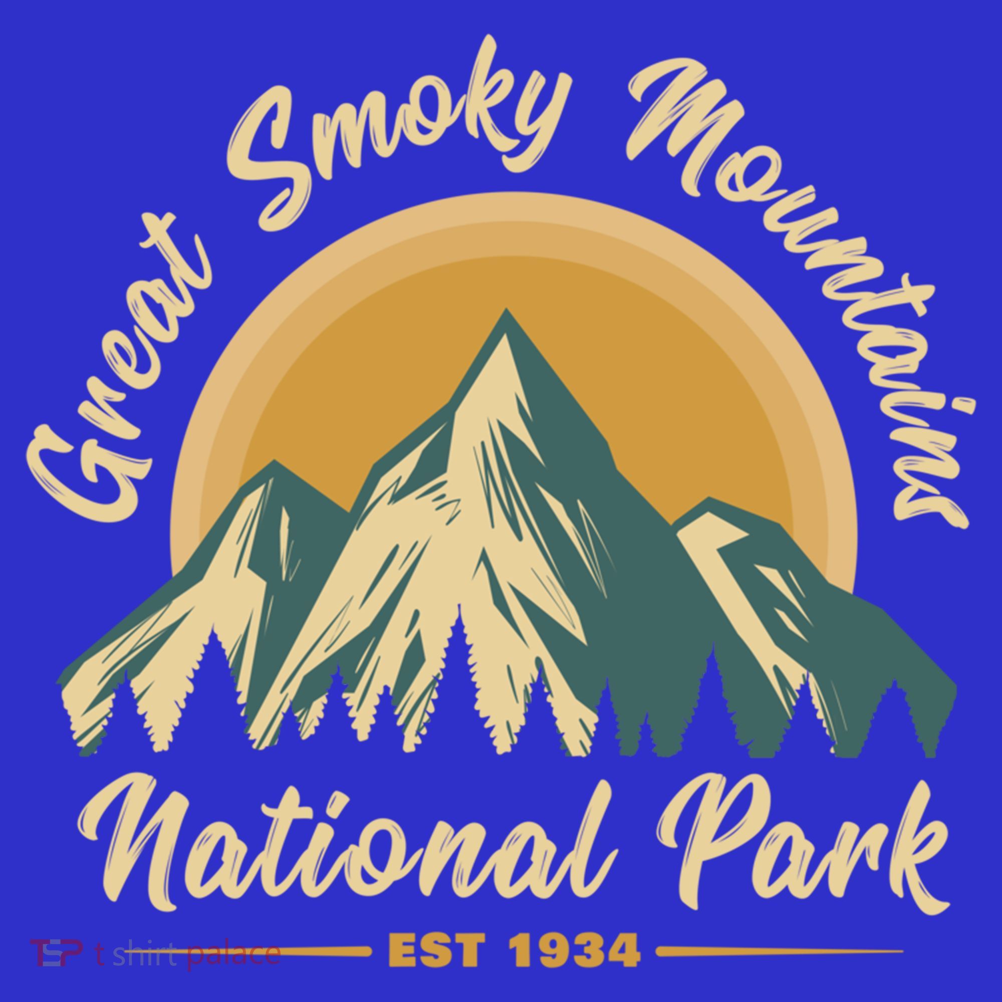 Great Smoky Mountains National Park Vintage Cute Gift T-Shirt
