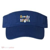 Groovy Spooky Mama Retro Halloween Ghost Witchy Spooky Mom Visor thumb 0