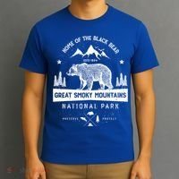 Great Smoky Mountains National Park Gift Bear Vintage Gift T-Shirt thumb 3