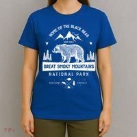 Great Smoky Mountains National Park Gift Bear Vintage Gift T-Shirt thumb 4