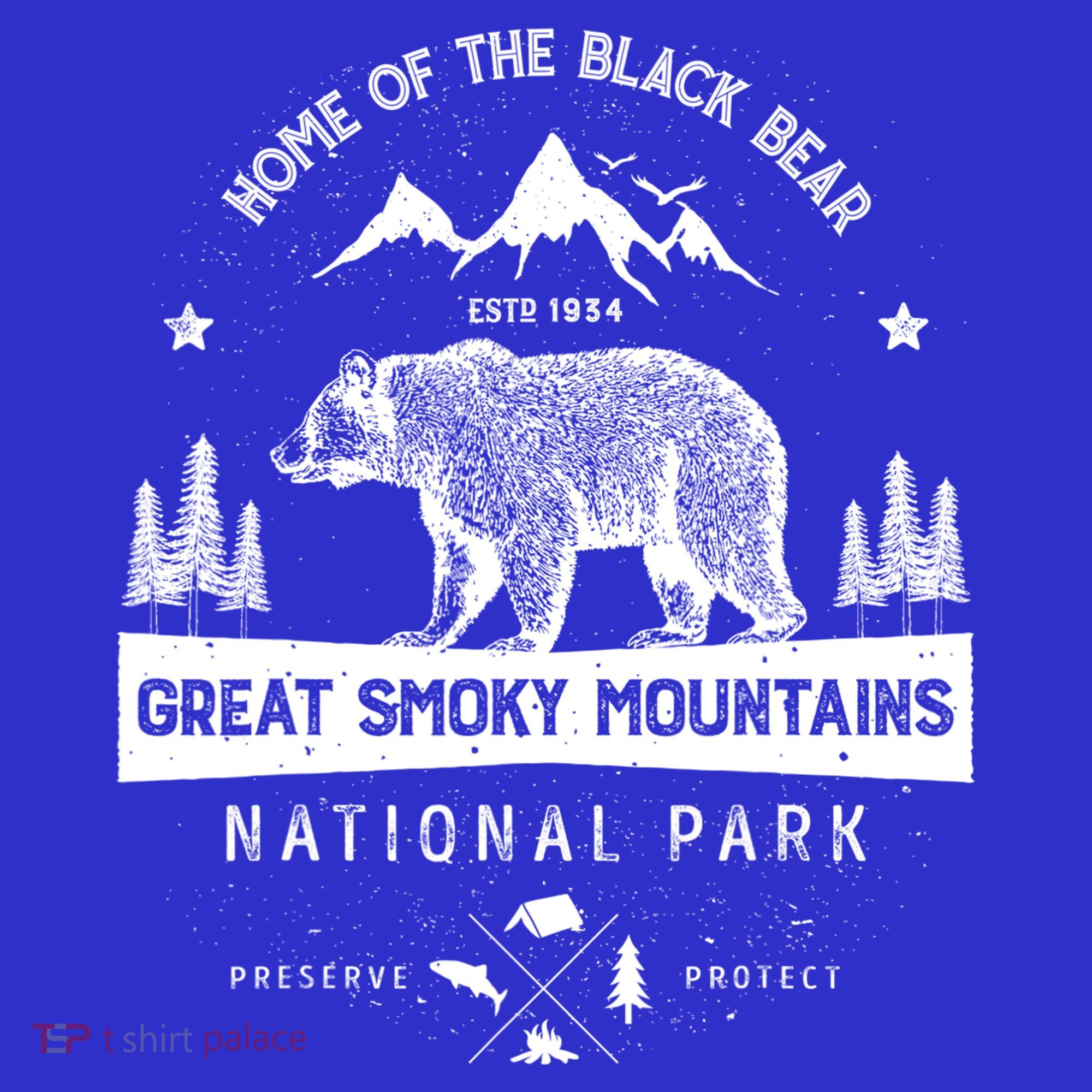 Great Smoky Mountains National Park Gift Bear Vintage Gift T-Shirt