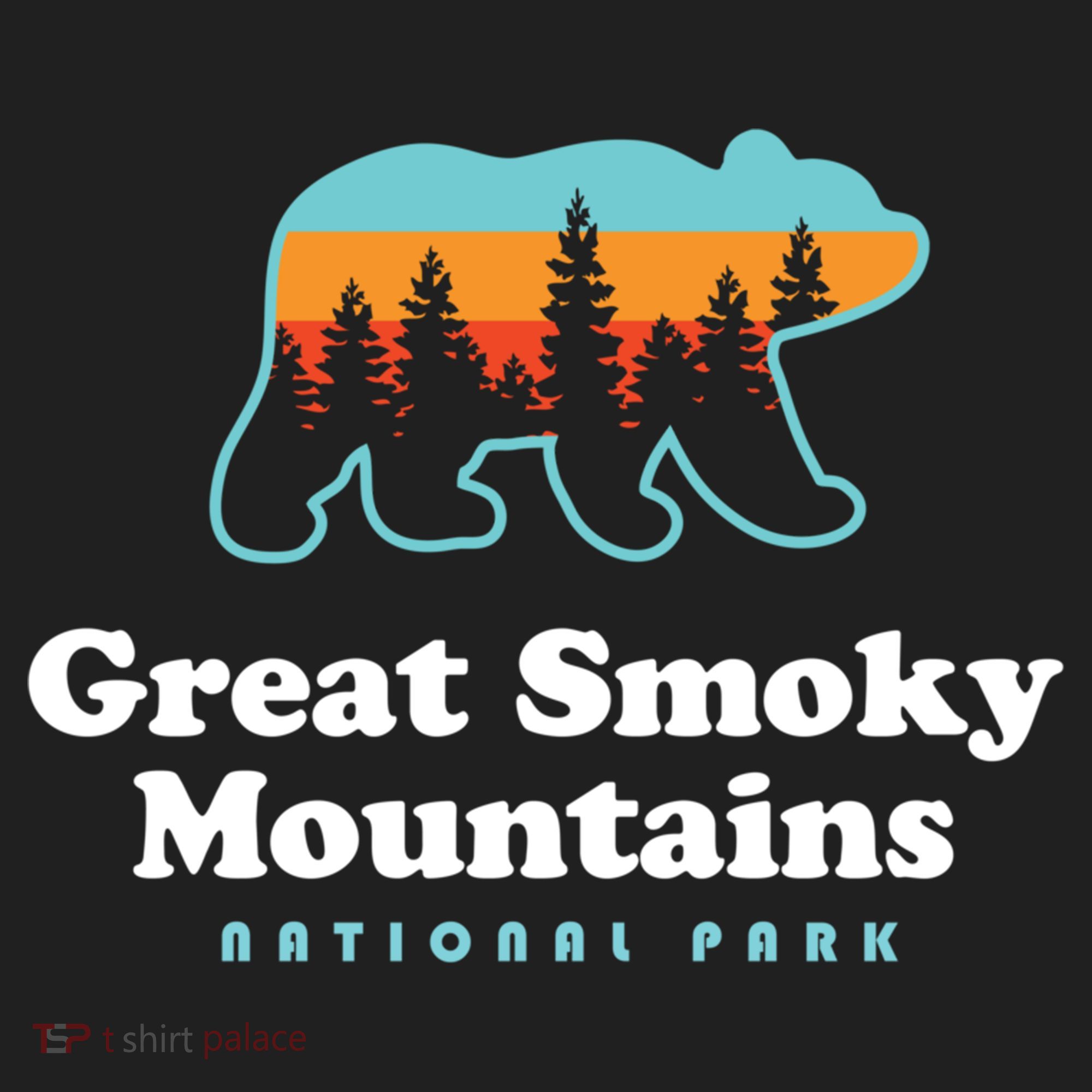 Great Smoky Mountains Great Gift Bear Great Smoky Mountains Gift Golf Towel