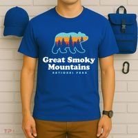 Great Smoky Mountains Great Gift Bear Great Smoky Mountains Gift T-Shirt thumb 6