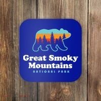 Great Smoky Mountains Great Gift Bear Great Smoky Mountains Gift Coaster thumb 0