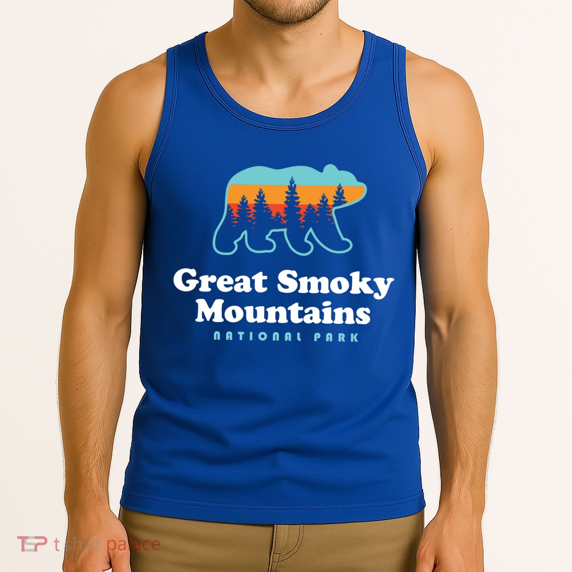 Great Smoky Mountains Great Gift Bear Great Smoky Mountains Gift Tank Top