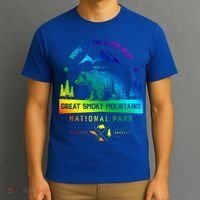 Great Smoky Mountains National Park Gift Bear Vintage Gift T-Shirt thumb 3
