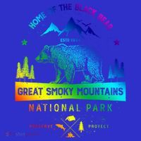Great Smoky Mountains National Park Gift Bear Vintage Gift T-Shirt thumb 7