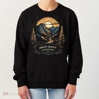 Great Smoky Mountains Retro Usa National Park Women's Sweatshirt thumb 0