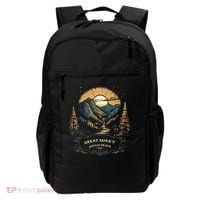 Great Smoky Mountains Retro Usa National Park Backpack thumb 0