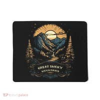 Great Smoky Mountains Retro Usa National Park Mousepad thumb 0