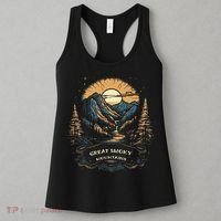 Great Smoky Mountains Retro Usa National Park Women's Tank Top thumb 3