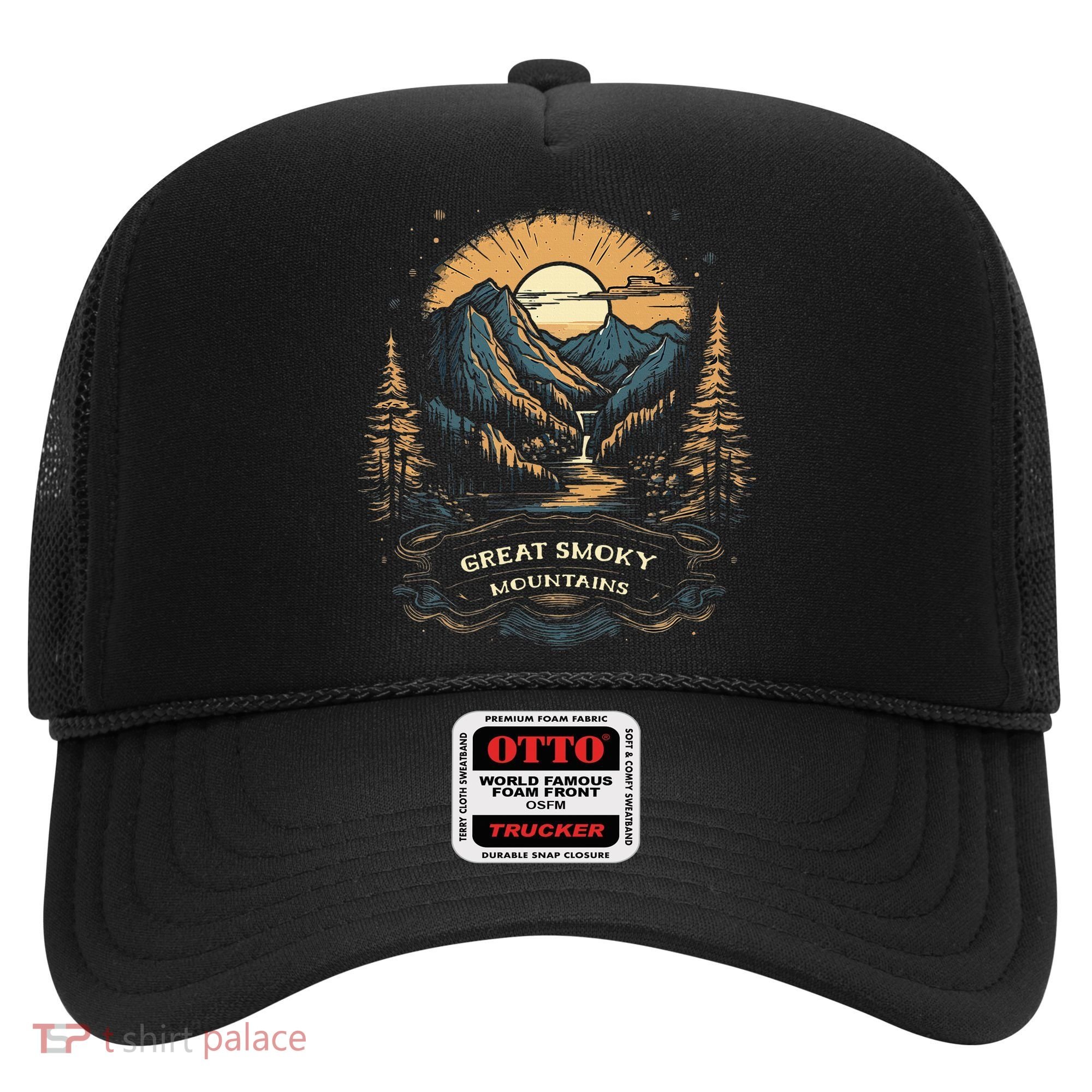 Great Smoky Mountains Retro Usa National Park Hat