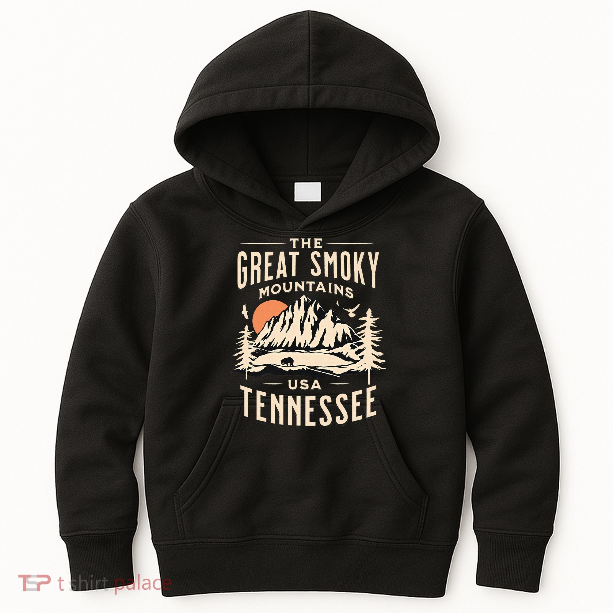 Great Smoky Mountains National Park Tennessee Outdoors Kids Hoodie