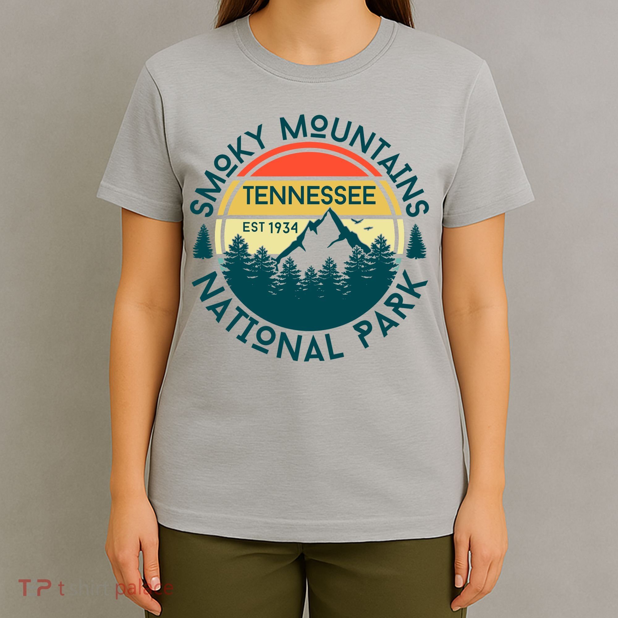 Great Smoky Mountains National Park Tennessee Nature Hiking T-Shirt