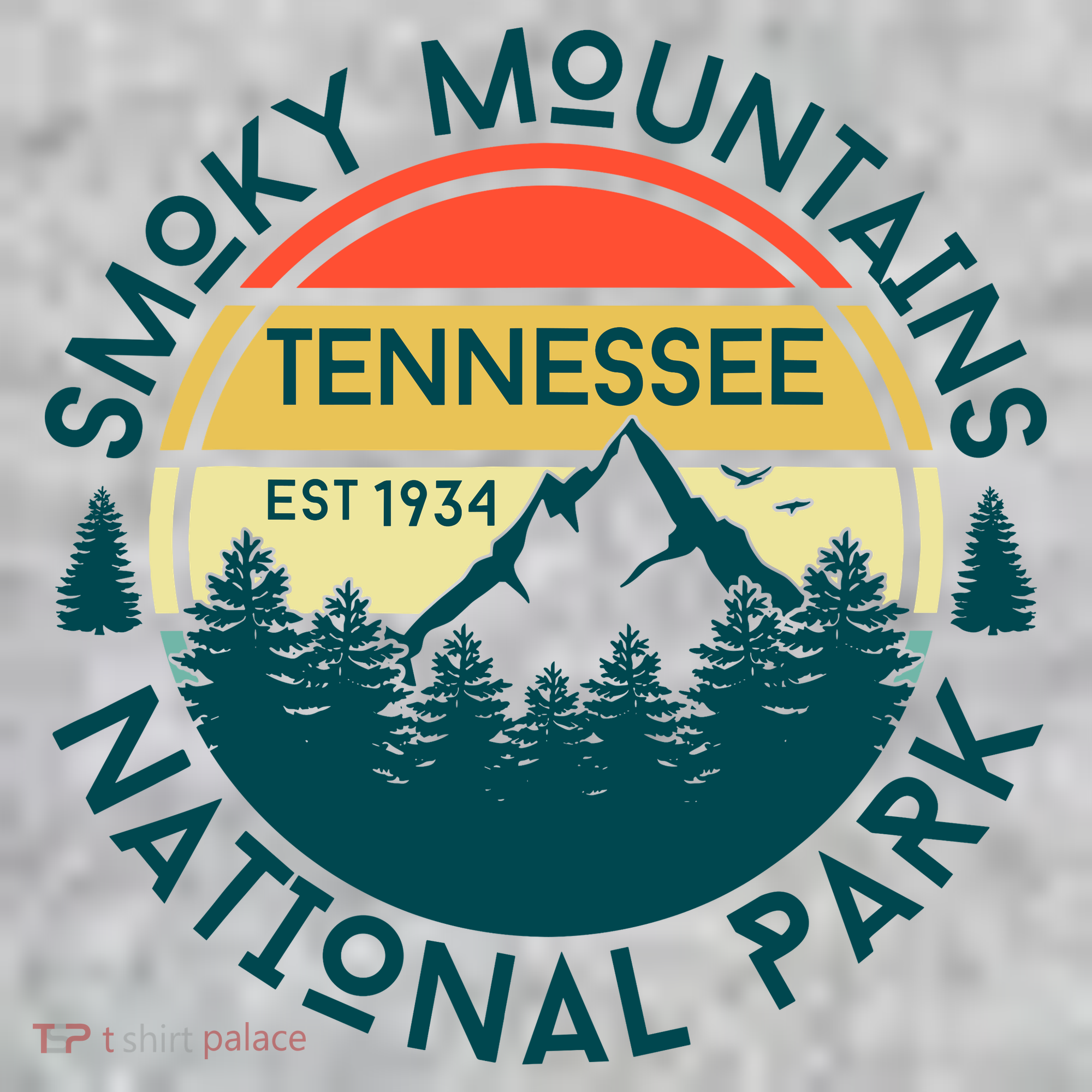 Great Smoky Mountains National Park Tennessee Nature Hiking T-Shirt