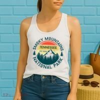 Great Smoky Mountains National Park Tennessee Nature Hiking Women's Tank Top thumb 2