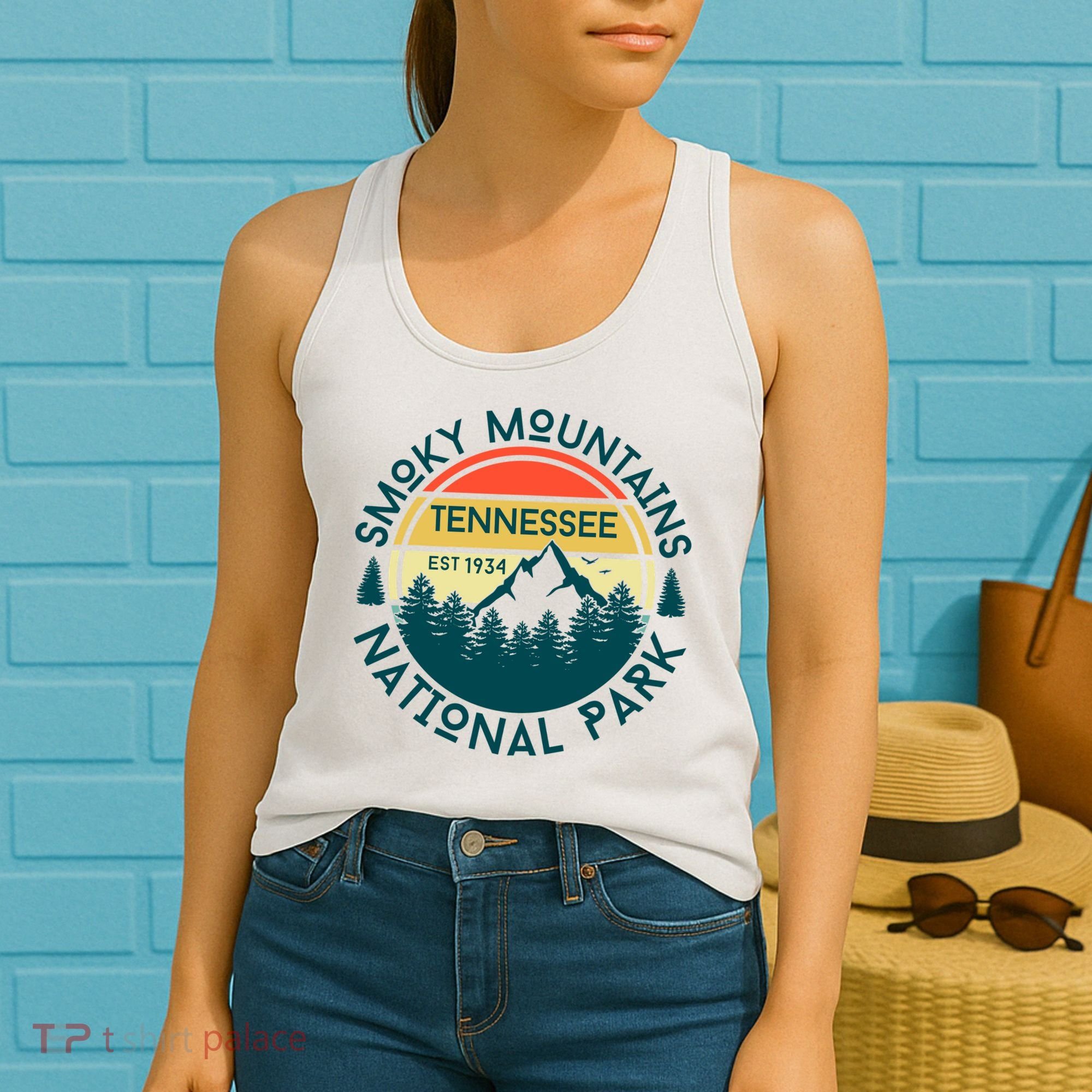 Great Smoky Mountains National Park Tennessee Nature Hiking Women's Tank Top