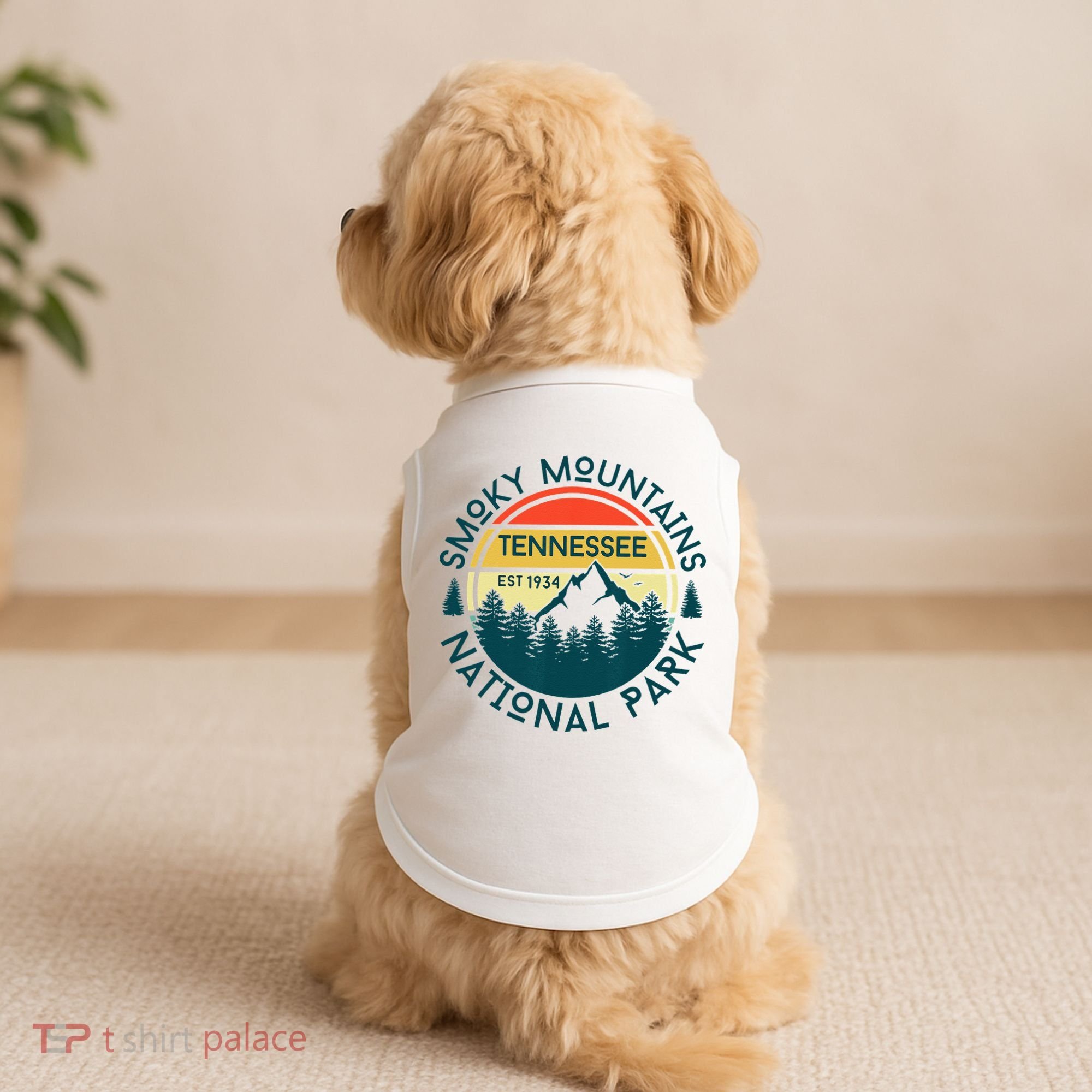 Great Smoky Mountains National Park Tennessee Outdoors Doggie Tank
