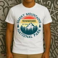 Great Smoky Mountains National Park Tennessee Outdoors T-Shirt thumb 3