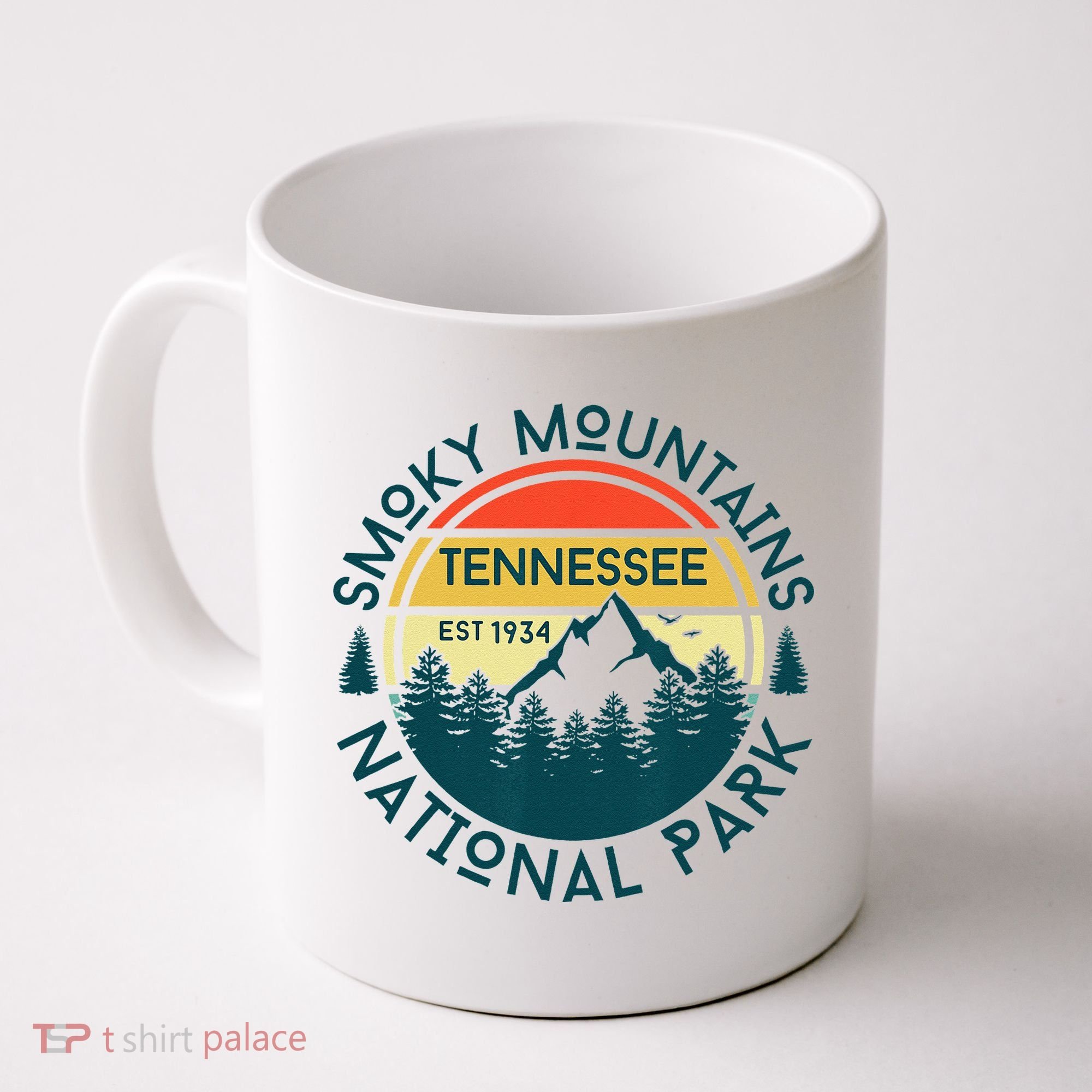 Great Smoky Mountains National Park Tennessee Outdoors Coffee Mug