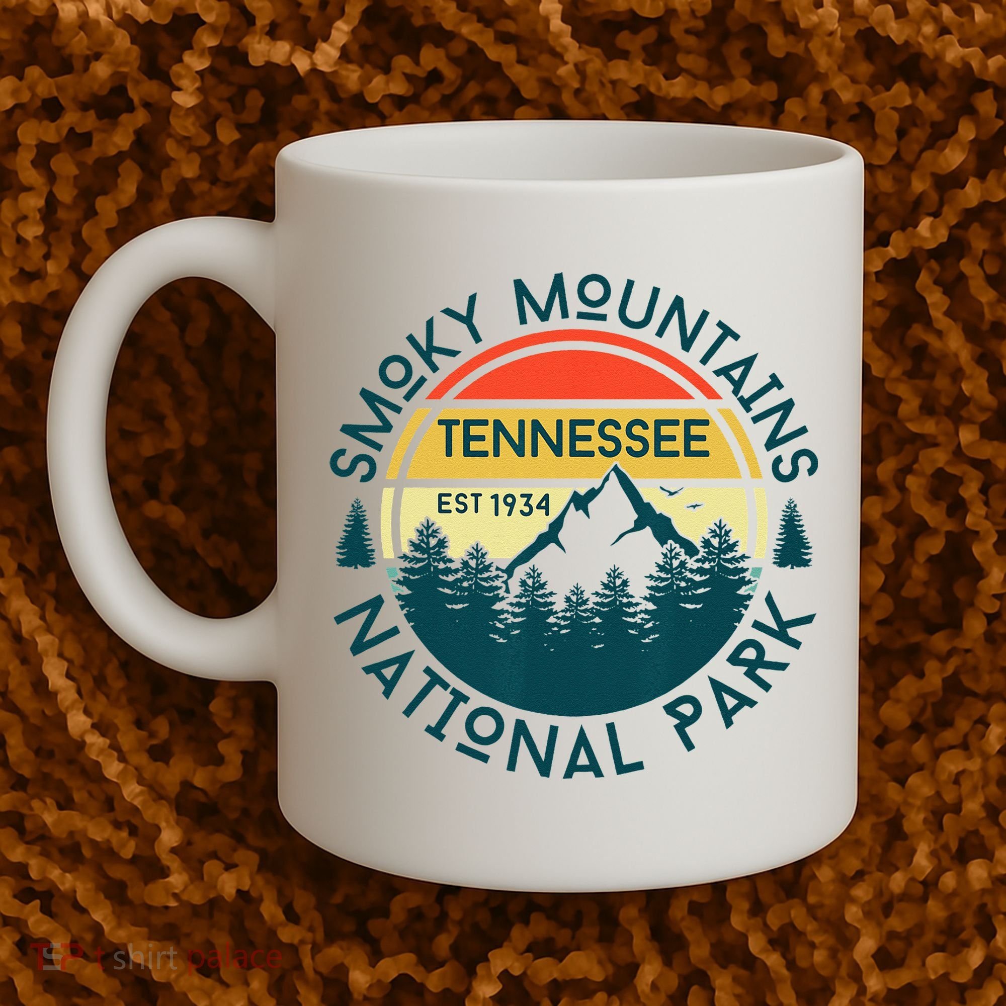 Great Smoky Mountains National Park Tennessee Outdoors Coffee Mug