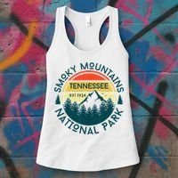 Great Smoky Mountains National Park Tennessee Outdoors Women's Tank Top thumb 3