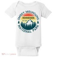 Great Smoky Mountains National Park Tennessee Outdoors Baby Bodysuit thumb 0
