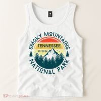 Great Smoky Mountains National Park Tennessee Outdoors Tank Top thumb 2
