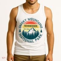 Great Smoky Mountains National Park Tennessee Outdoors Tank Top thumb 3