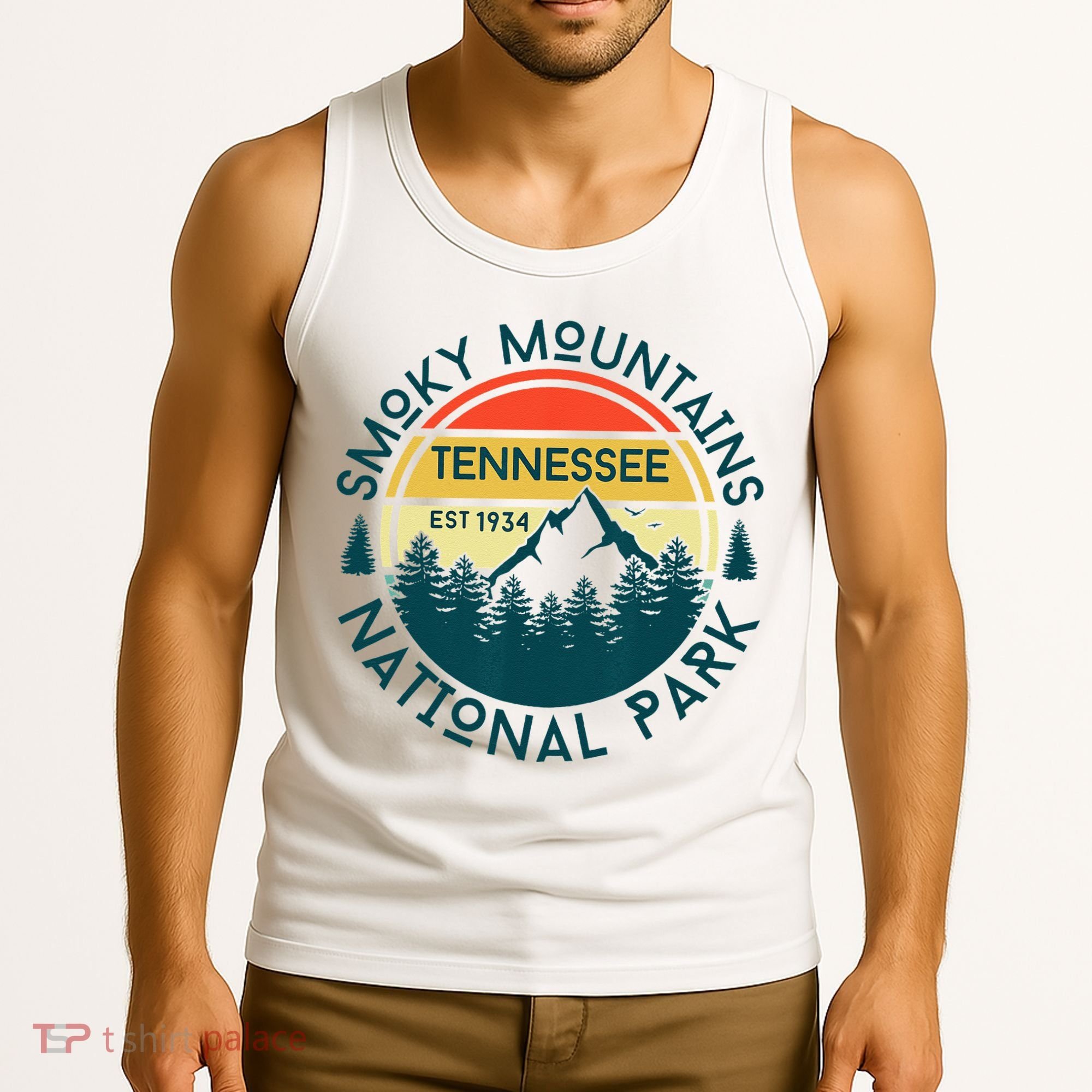 Great Smoky Mountains National Park Tennessee Outdoors Tank Top