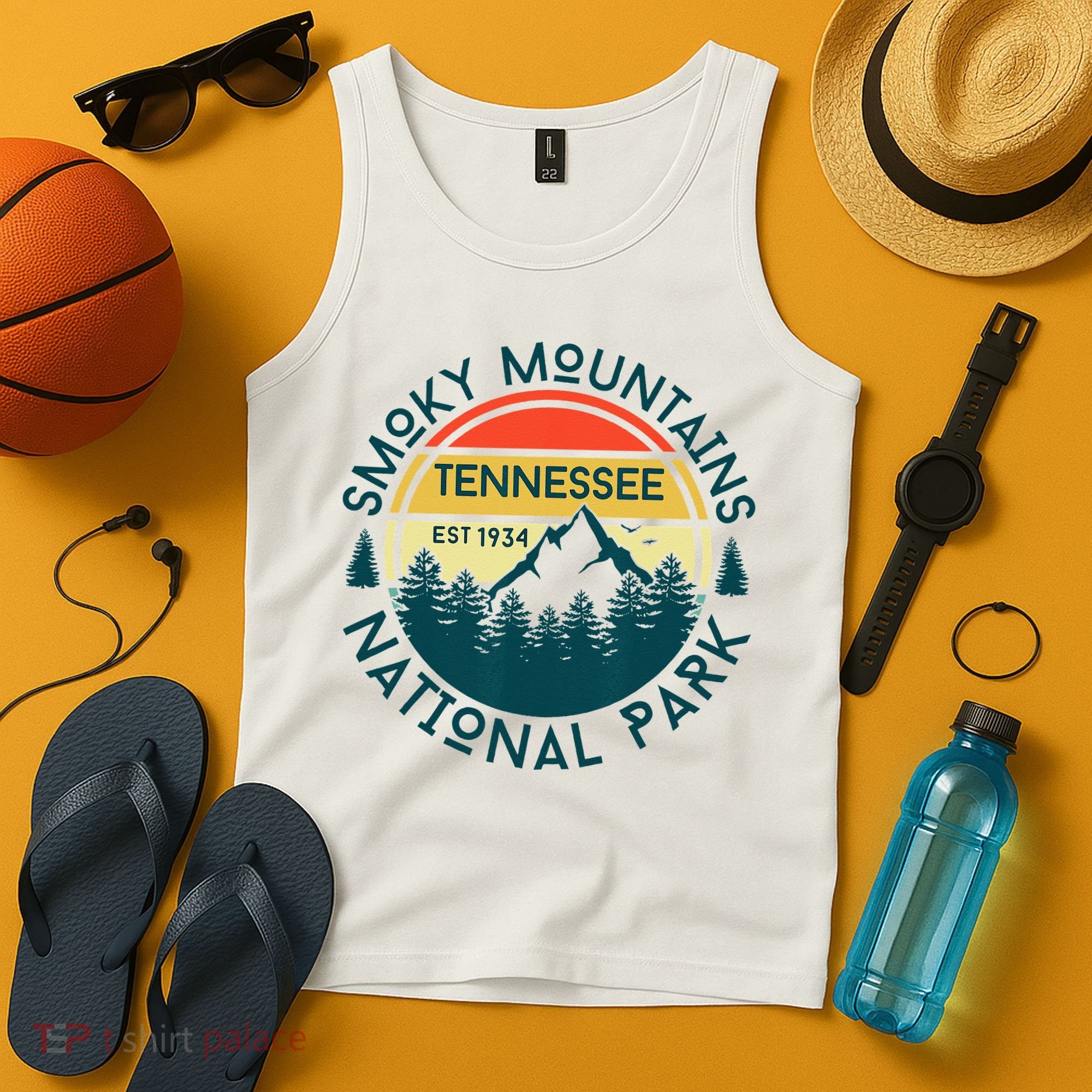 Great Smoky Mountains National Park Tennessee Outdoors Tank Top