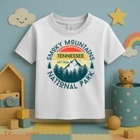 Great Smoky Mountains National Park Tennessee Outdoors Toddler T-Shirt thumb 3