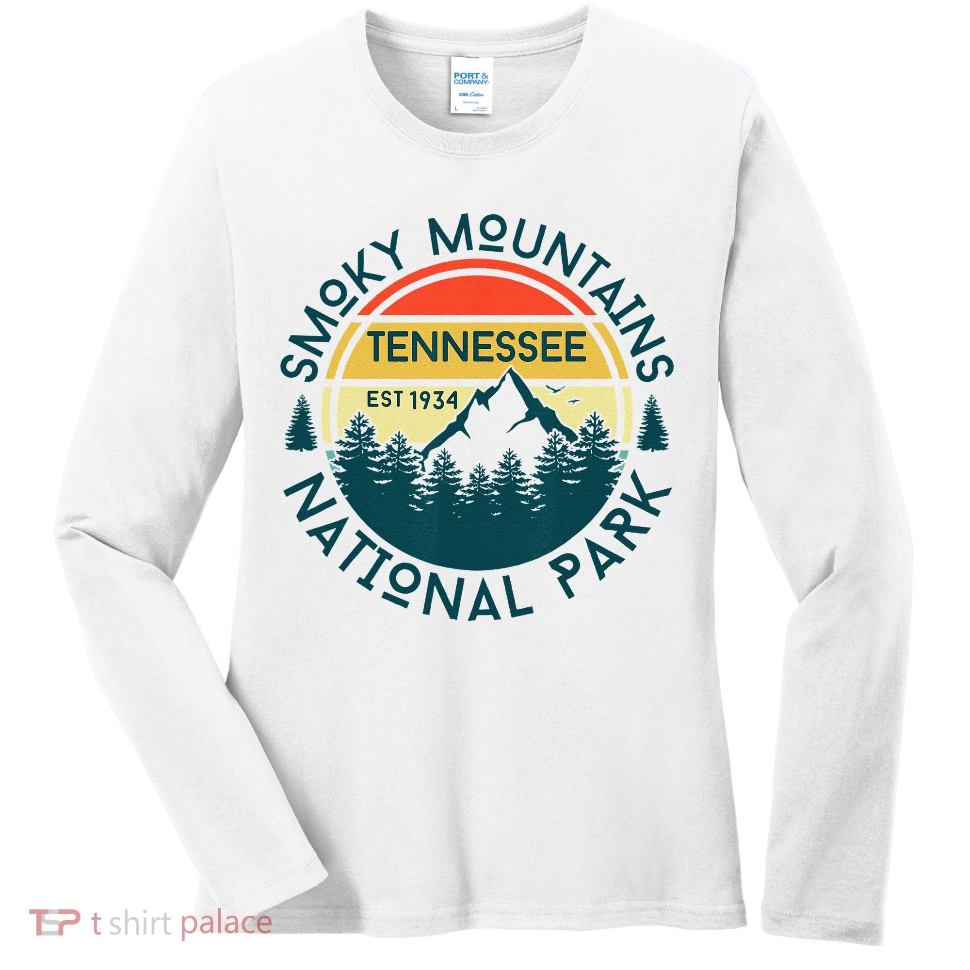 Great Smoky Mountains National Park Tennessee Outdoors Women's Long Sleeve Shirt
