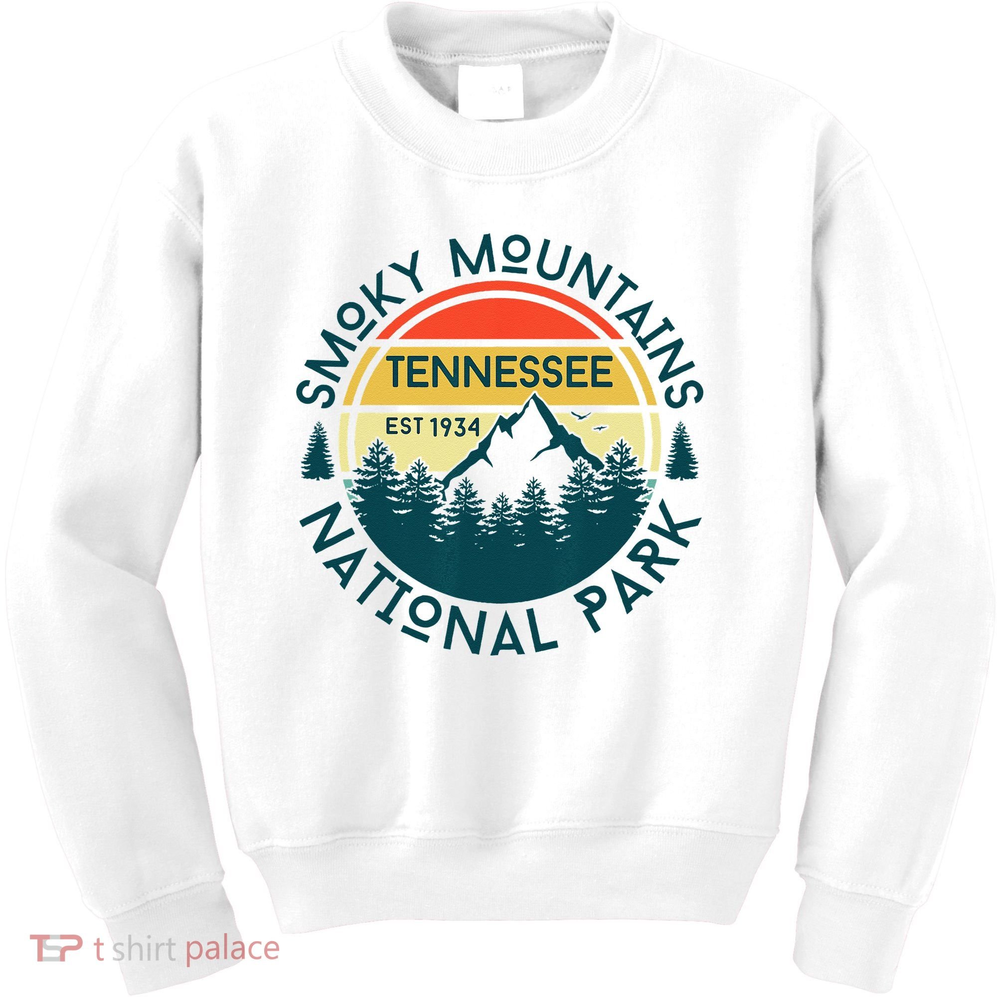 Great Smoky Mountains National Park Tennessee Outdoors Kids Sweatshirt