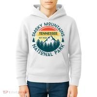 Great Smoky Mountains National Park Tennessee Outdoors Kids Hoodie thumb 4