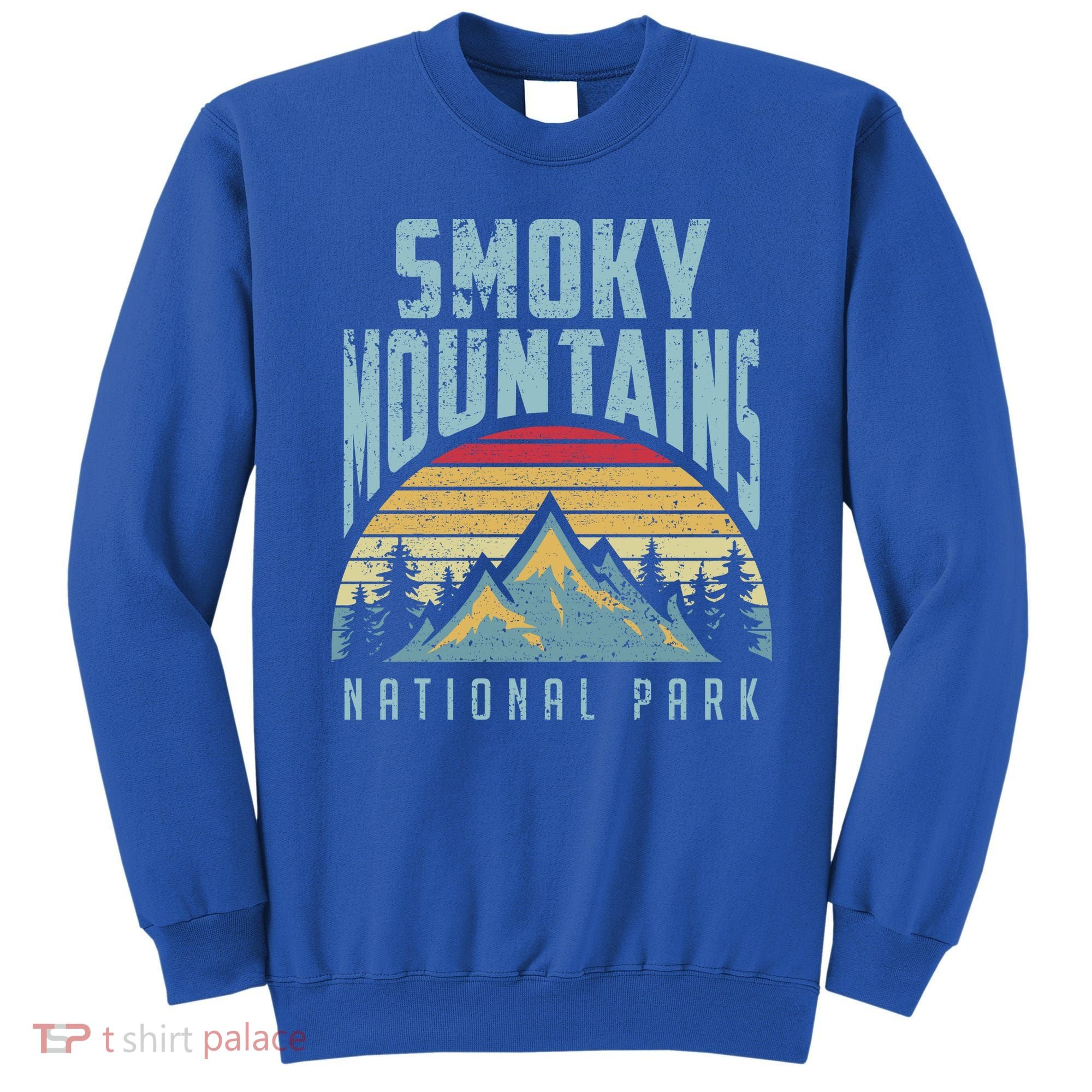 Great Smoky Mountains National Park Tennessee Retro Gift Sweatshirt