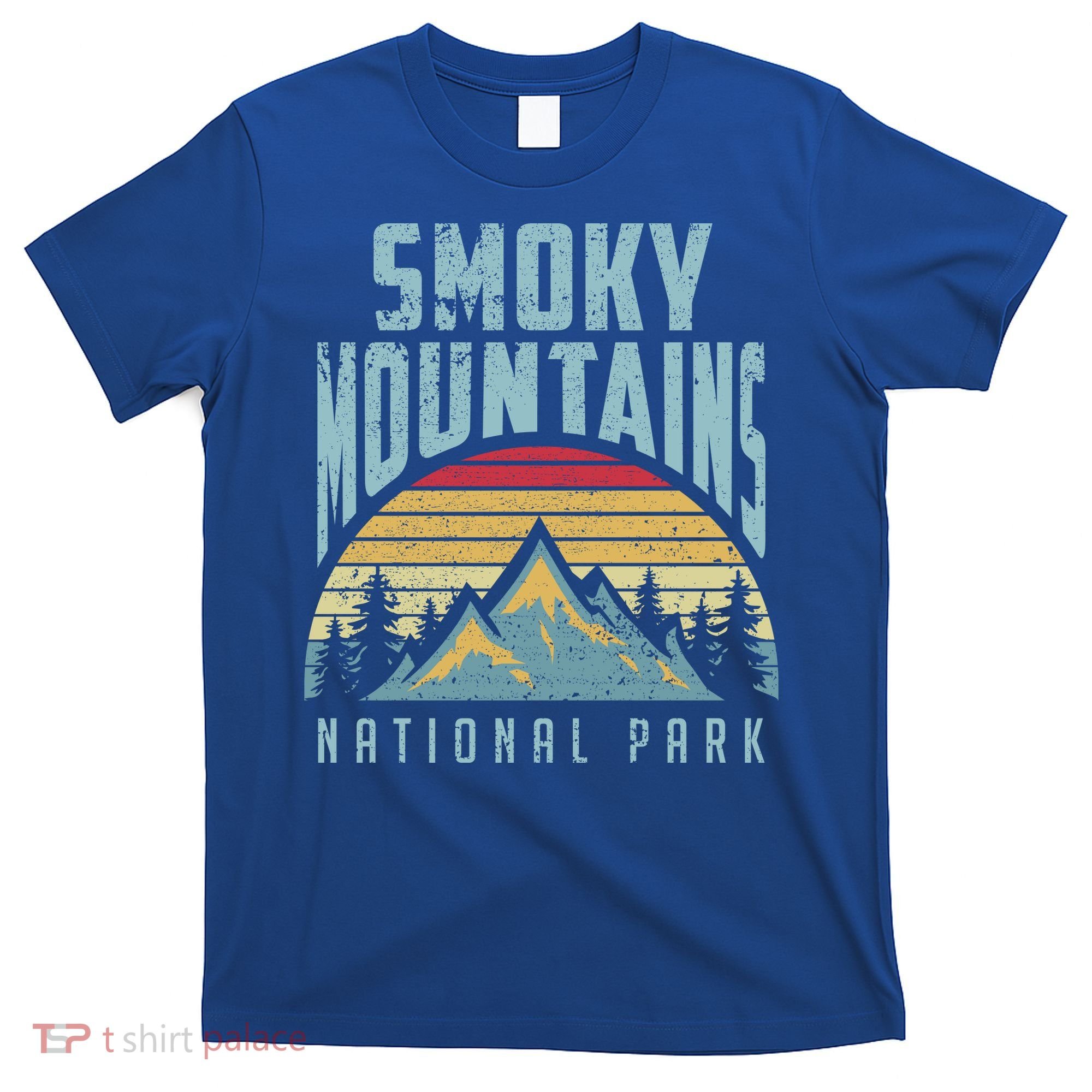 Great Smoky Mountains National Park Tennessee Retro Gift T-Shirt