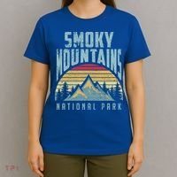 Great Smoky Mountains National Park Tennessee Retro Gift T-Shirt thumb 4