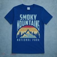 Great Smoky Mountains National Park Tennessee Retro Gift T-Shirt thumb 5