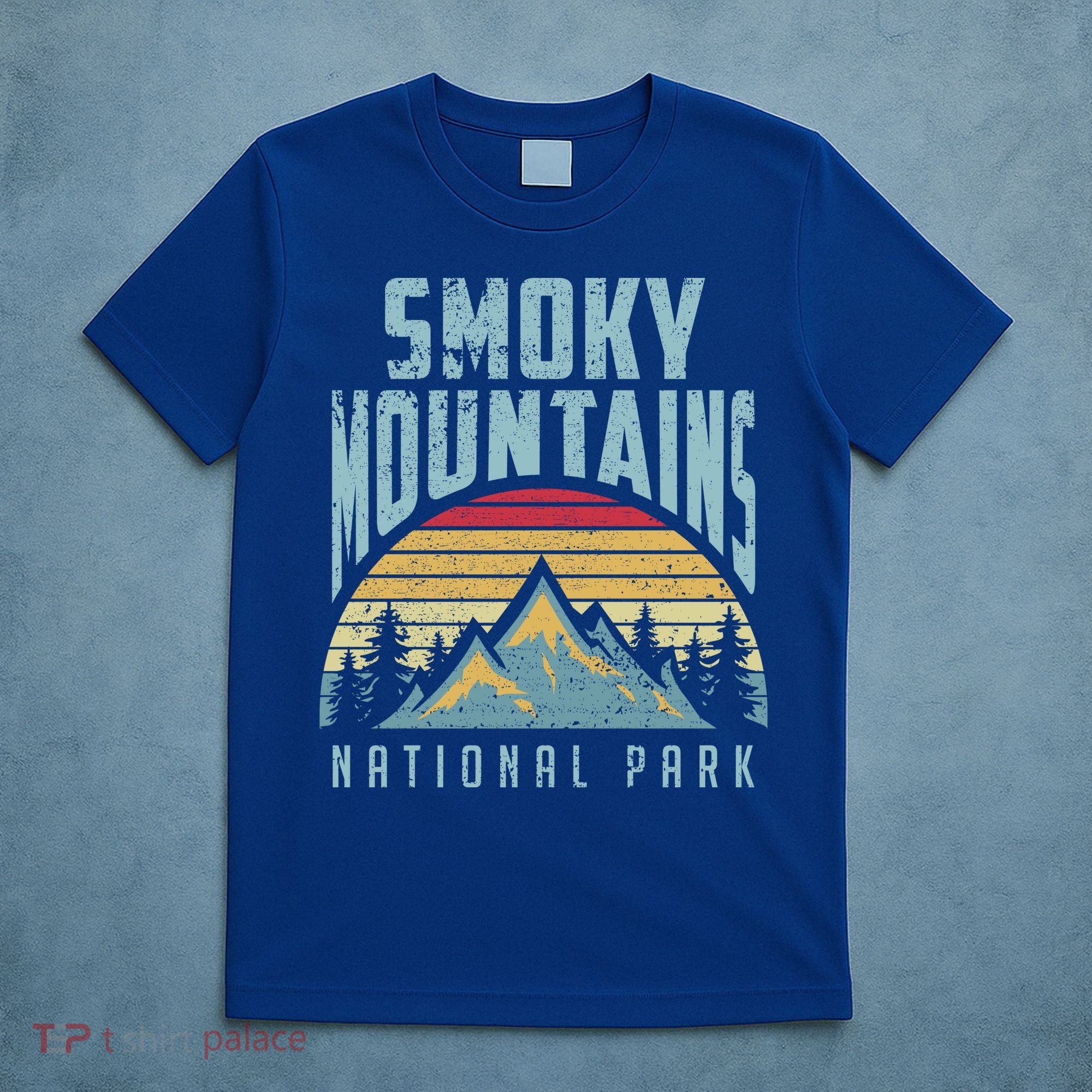 Great Smoky Mountains National Park Tennessee Retro Gift T-Shirt