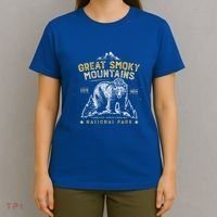 Great Smoky Mountains National Park Bear Vintage Gift T-Shirt thumb 4
